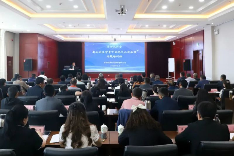 省森林舞会官网集团进行&ldquo;新《公司法》布景下的现代公司治理&rdquo;专题培训班