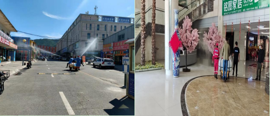 强化防疫措施 深入防汛排查 筑牢安全防线--现代物流公司发展复工复市前防疫消杀、、、防汛查抄工作