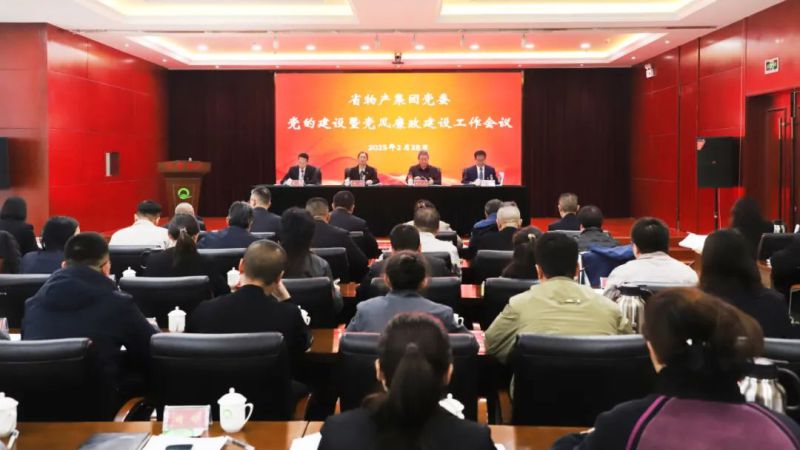 省森林舞会官网集团党委召开2025年党的建设暨党风廉政建设工作会议