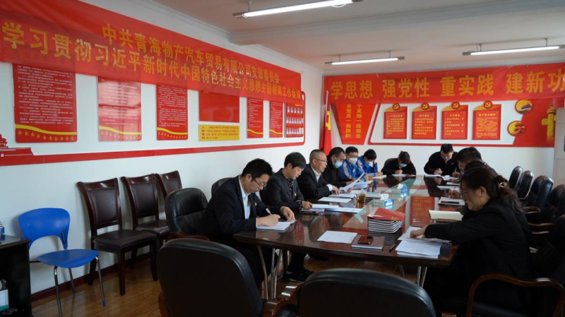 森林舞会官网汽贸党支部学习贯彻习近平新时期中国特色社会主义思想主题教育工作正式启动